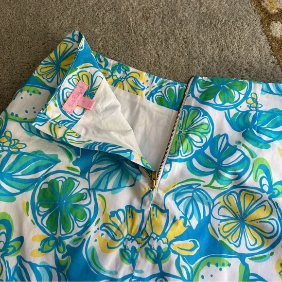 Lilly Pulitzer Marigold Lemon Women’s Skirt (Lined) 100% cotton - Picture 7 of 10